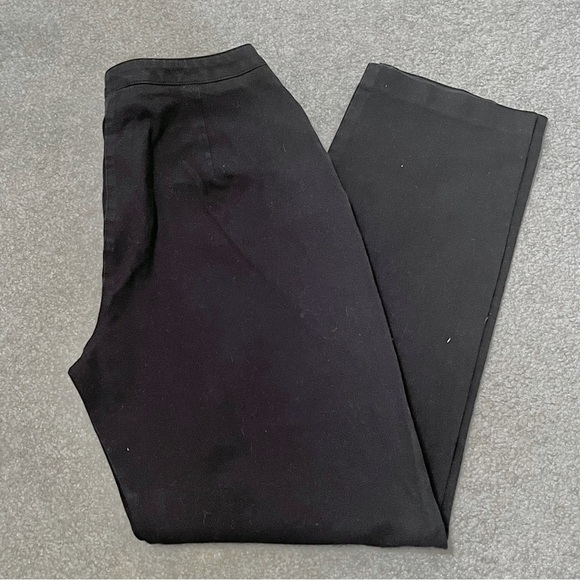 Women’s Black Straight Dress Pants with Pockets - Picture 7 of 8